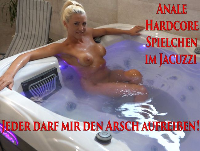 Anale Hardcore Spielchen im Jacuzzi | Ich laß mir von Jedem den Arsch aufreißen!